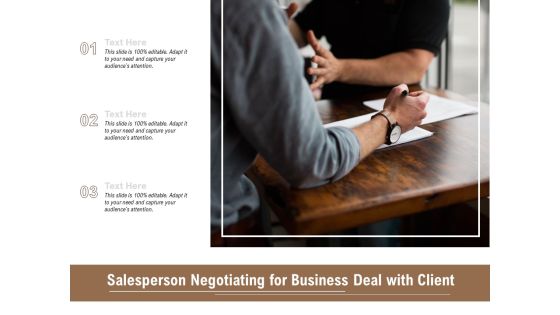 Salesperson Negotiating For Business Deal With Client Ppt PowerPoint Presentation File Graphic Tips PDF Salesperson Negotiating For Business Deal With Client Ppt PowerPoint Presentation File Graphic Tips PDF