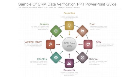 Sample Of Crm Data Verification Ppt Powerpoint Guide