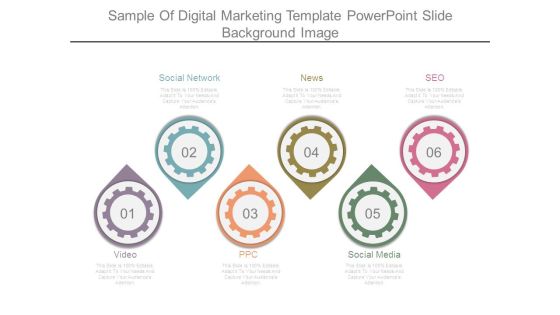 Sample Of Digital Marketing Template Powerpoint Slide Background Image
