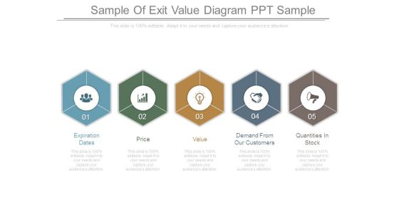 Sample Of Exit Value Diagram Ppt Sample Sample Of Exit Value Diagram Ppt Sample