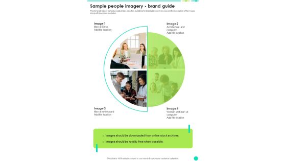 Sample People Imagery Brand Guide One Pager Sample Example Document Sample People Imagery Brand Guide One Pager Sample Example Document