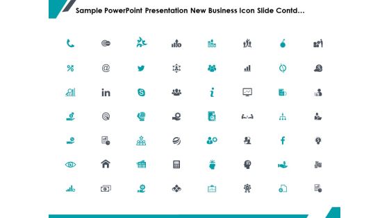 Sample PowerPoint Presentation New Business Icon Slide Contd Business Ppt PowerPoint Presentation Show Demonstration