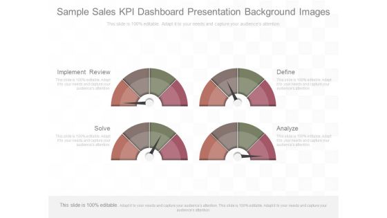 Sample Sales Kpi Dashboard Presentation Background Images