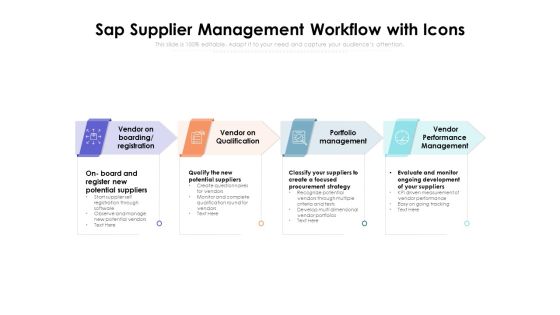 Sap Supplier Management Workflow With Icons Ppt PowerPoint Presentation Styles Example Topics PDF Sap Supplier Management Workflow With Icons Ppt PowerPoint Presentation Styles Example Topics PDF