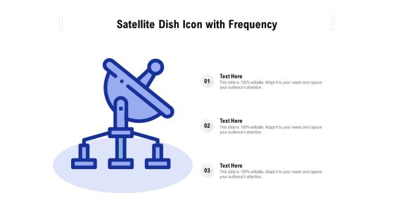 Satellite Dish Icon With Frequency Ppt Layouts Skills PDF Satellite Dish Icon With Frequency Ppt Layouts Skills PDF