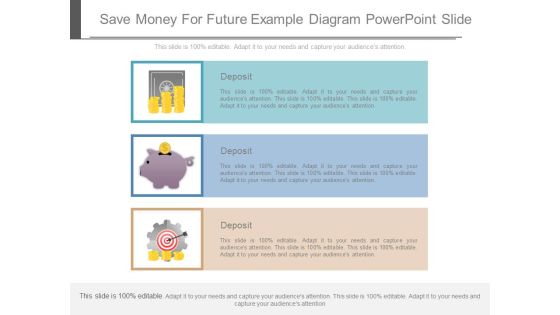 Save Money For Future Example Diagram Powerpoint Slide Save Money For Future Example Diagram Powerpoint Slide