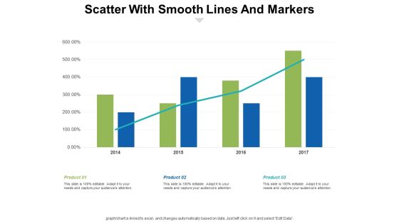 Scatter With Smooth Lines And Markers Ppt PowerPoint Presentation Layouts File Formats