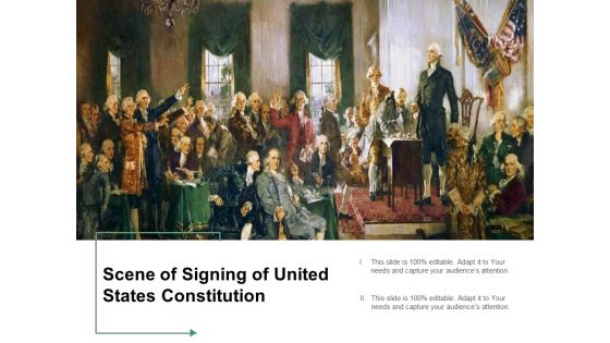 Scene Of Signing Of United States Constitution Ppt PowerPoint Presentation Inspiration Visuals