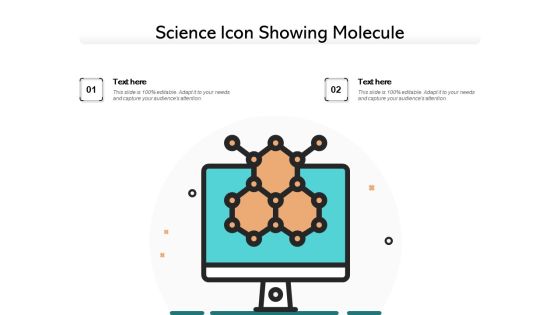 Science Icon Showing Molecule Ppt PowerPoint Presentation Portfolio Guide PDF