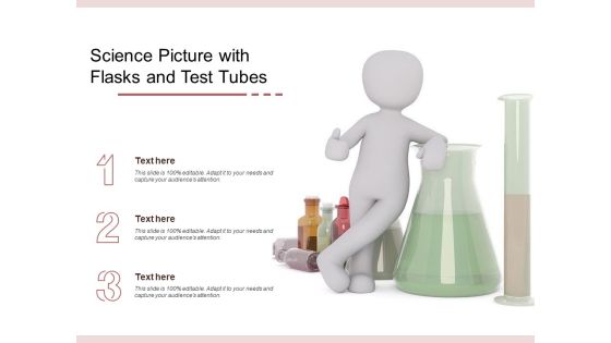 Science Picture With Flasks And Test Tubes Ppt PowerPoint Presentation Gallery Graphics Pictures PDF