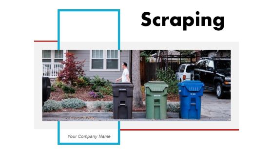 Scraping Road Construction Plastic Bottles Ppt PowerPoint Presentation Complete Deck