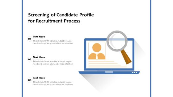 Screening Of Candidate Profile For Recruitment Process Ppt PowerPoint Presentation Model Elements PDF Screening Of Candidate Profile For Recruitment Process Ppt PowerPoint Presentation Model Elements PDF