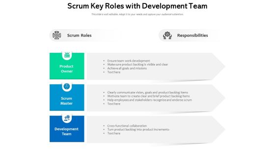 Scrum Key Roles With Development Team Ppt PowerPoint Presentation Show Slide Download PDF Scrum Key Roles With Development Team Ppt PowerPoint Presentation Show Slide Download PDF