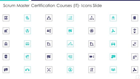 Scrum Master Certification Courses IT Icons Slide Slides PDF Scrum Master Certification Courses IT Icons Slide Slides PDF