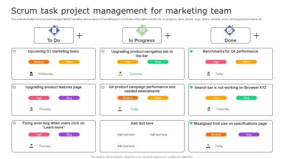 Scrum Task Project Management For Marketing Team Inspiration PDF Scrum Task Project Management For Marketing Team Inspiration PDF