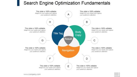 Search Engine Optimization Fundamentals Ppt PowerPoint Presentation Ideas Show