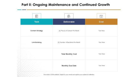 Search Engine Optimization Part II Ongoing Maintenance And Continued Growth Ppt Inspiration Guidelines PDF Search Engine Optimization Part II Ongoing Maintenance And Continued Growth Ppt Inspiration Guidelines PDF