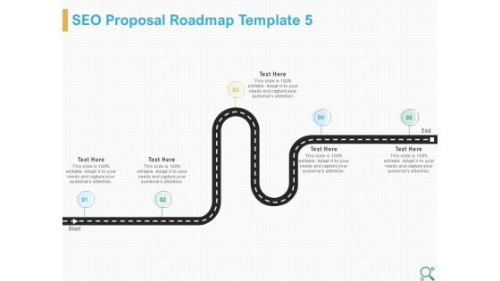 Search Engine Optimization Proposal SEO Proposal Roadmap Template 5 Ppt Examples PDF Search Engine Optimization Proposal SEO Proposal Roadmap Template 5 Ppt Examples PDF