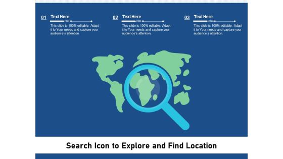 Search Icon To Explore And Find Location Ppt PowerPoint Presentation File Microsoft PDF