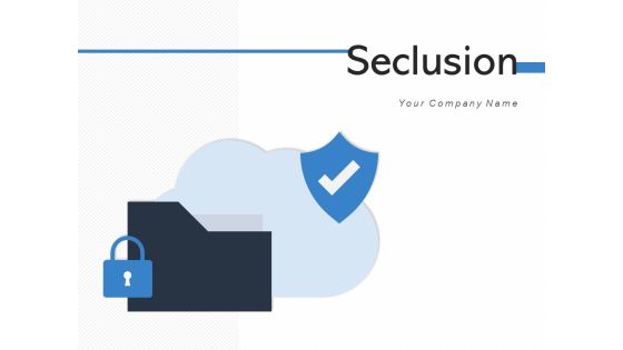Seclusion Surveillance Icon Information Ppt PowerPoint Presentation Complete Deck