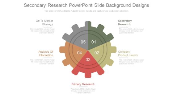 Secondary Research Powerpoint Slide Background Designs