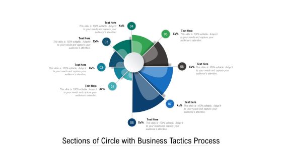Sections Of Circle With Business Tactics Process Ppt PowerPoint Presentation Infographic Template Layout PDF Sections Of Circle With Business Tactics Process Ppt PowerPoint Presentation Infographic Template Layout PDF