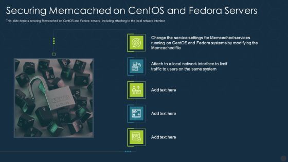 Securing Memcached On Centos And Fedora Servers Ppt Infographics Show PDF