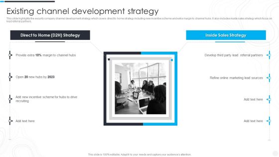 Security Camera System Company Profile Existing Channel Development Strategy Designs PDF Security Camera System Company Profile Existing Channel Development Strategy Designs PDF