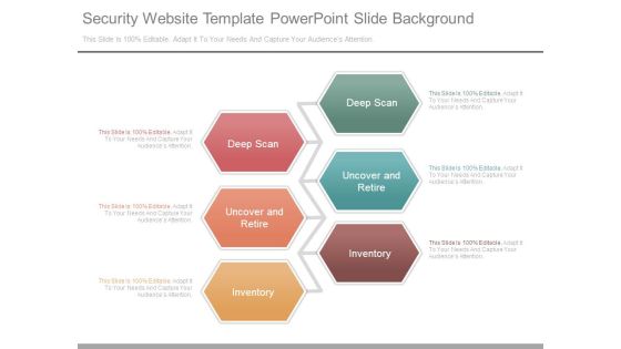 Security Website Template Powerpoint Slide Background Security Website Template Powerpoint Slide Background