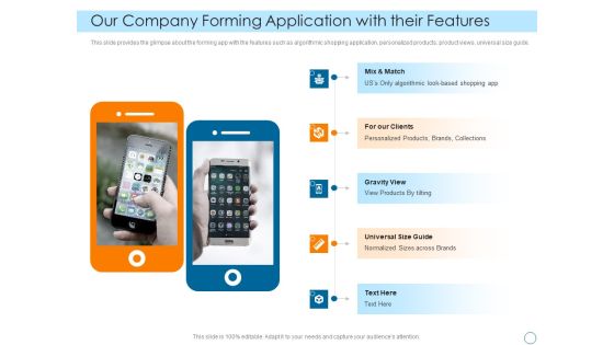 Seed Funding Pitch Deck Our Company Forming Application With Their Features Background PDF Seed Funding Pitch Deck Our Company Forming Application With Their Features Background PDF