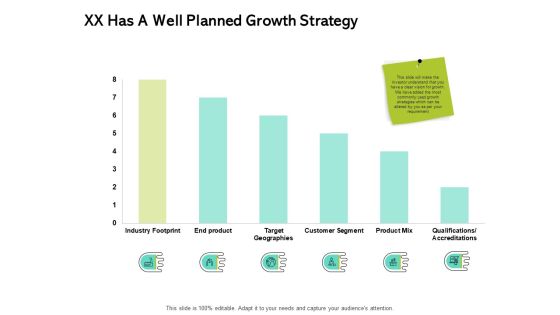 Seed Funding Pitch Deck XX Has A Well Planned Growth Strategy Ppt Icon Graphics Download PDF Seed Funding Pitch Deck XX Has A Well Planned Growth Strategy Ppt Icon Graphics Download PDF