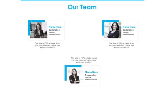 Seed Growth Investing Our Team Ppt PowerPoint Presentation Layouts Deck