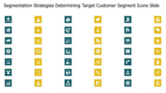 Segmentation Strategies Determining Target Customer Segment Icons Slide Background PDF Segmentation Strategies Determining Target Customer Segment Icons Slide Background PDF