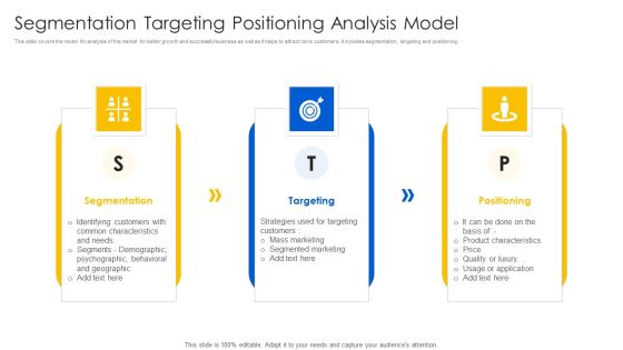 Segmentation Targeting Positioning Analysis Model Professional PDF