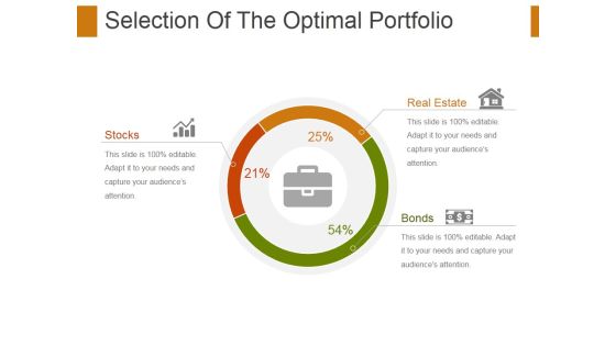 Selection Of The Optimal Portfolio Template 1 Ppt PowerPoint Presentation Infographics Inspiration Selection Of The Optimal Portfolio Template 1 Ppt PowerPoint Presentation Infographics Inspiration