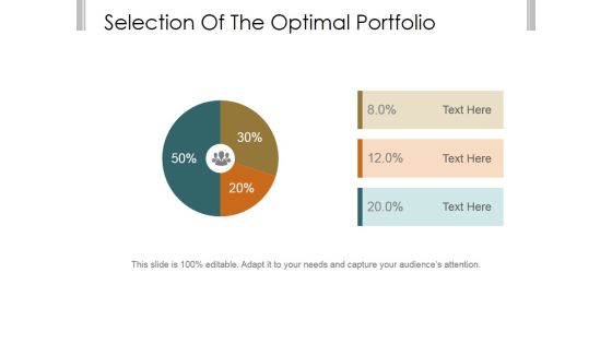 Selection Of The Optimal Portfolio Template 2 Ppt PowerPoint Presentation Background Image