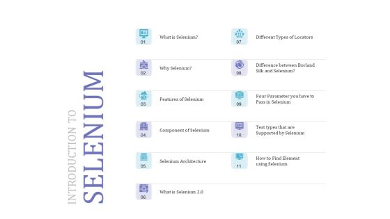 Selenium Automation Testing Introduction To Selenium Ppt Show Themes PDF