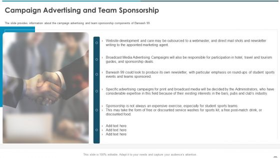Sell Side Confidential Information Memorandum CIM Pitch Book Campaign Advertising And Team Formats PDF Sell Side Confidential Information Memorandum CIM Pitch Book Campaign Advertising And Team Formats PDF