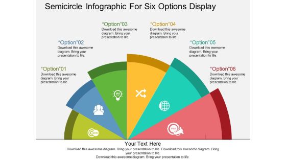 Semicircle Infographic For Six Options Display Powerpoint Templates Semicircle Infographic For Six Options Display Powerpoint Templates