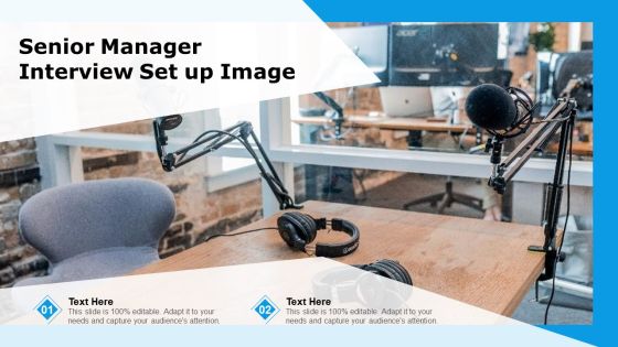 Senior Manager Interview Set Up Image Ppt Summary Graphics Template PDF