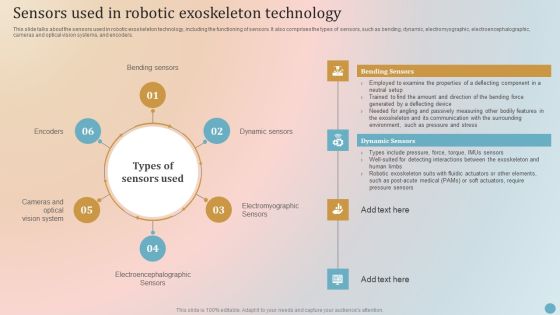 Sensors Used In Robotic Exoskeleton Technology Background PDF Sensors Used In Robotic Exoskeleton Technology Background PDF