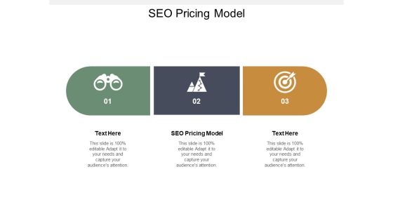 Seo Pricing Model Ppt PowerPoint Presentation Gallery Graphics Tutorials Cpb