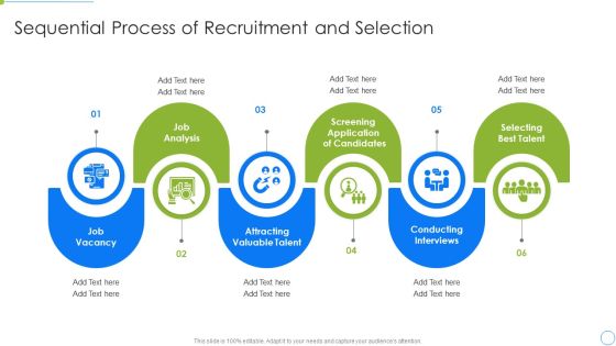 Sequential Process Of Recruitment And Selection Icons PDF Sequential Process Of Recruitment And Selection Icons PDF