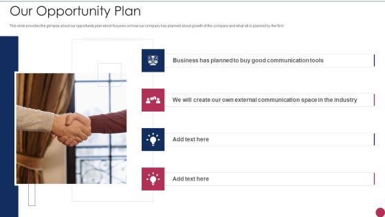 Series A Round Fundraising Pitch Deck Our Opportunity Plan Ppt Infographic Template Graphics PDF Series A Round Fundraising Pitch Deck Our Opportunity Plan Ppt Infographic Template Graphics PDF