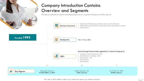Series B Funding Investors Company Introduction Contains Overview And Segments Slides PDF Series B Funding Investors Company Introduction Contains Overview And Segments Slides PDF