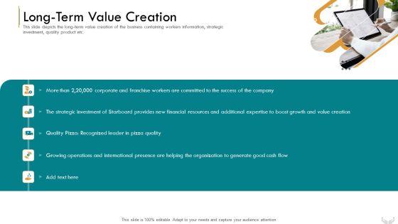 Series B Funding Investors Long Term Value Creation Summary PDF Series B Funding Investors Long Term Value Creation Summary PDF