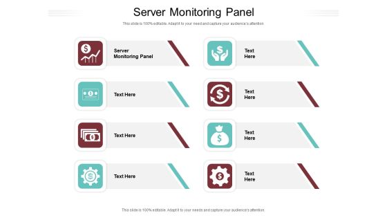 Server Monitoring Panel Ppt PowerPoint Presentation Infographics Ideas Cpb Pdf Server Monitoring Panel Ppt PowerPoint Presentation Infographics Ideas Cpb Pdf