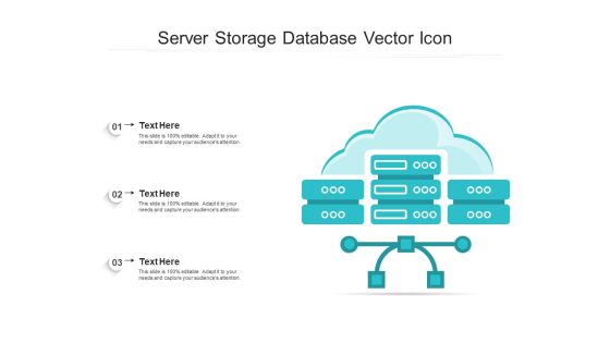Server Storage Database Vector Icon Ppt PowerPoint Presentation Gallery Good PDF