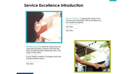 Service Excellence Introduction Ppt PowerPoint Presentation Outline Graphics Example Service Excellence Introduction Ppt PowerPoint Presentation Outline Graphics Example