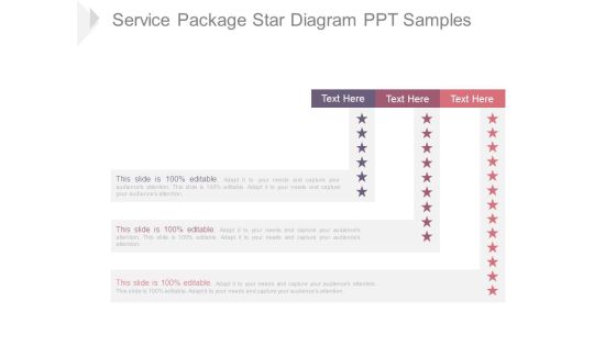 Service Package Star Diagram Ppt Samples Service Package Star Diagram Ppt Samples